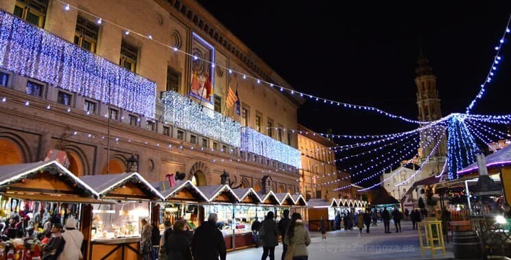Programación de actividades de Navidad en la Plaza del Pilar de Zaragoza