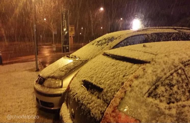Nevada en Zaragoza
