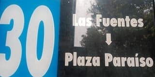 Línea 30 de Tuzsa paradas y recorrido