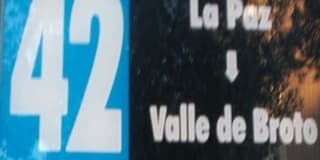 Recorridos y paradas de la línea 42 de autobús: de Valle de Broto a La Paz