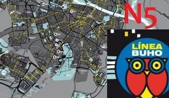 linea buho N5 Zaragoza