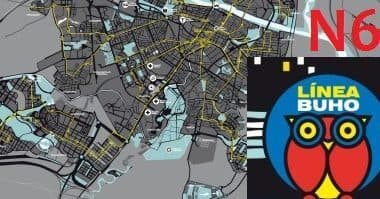 linea n6 en zaragoza buho nocturno