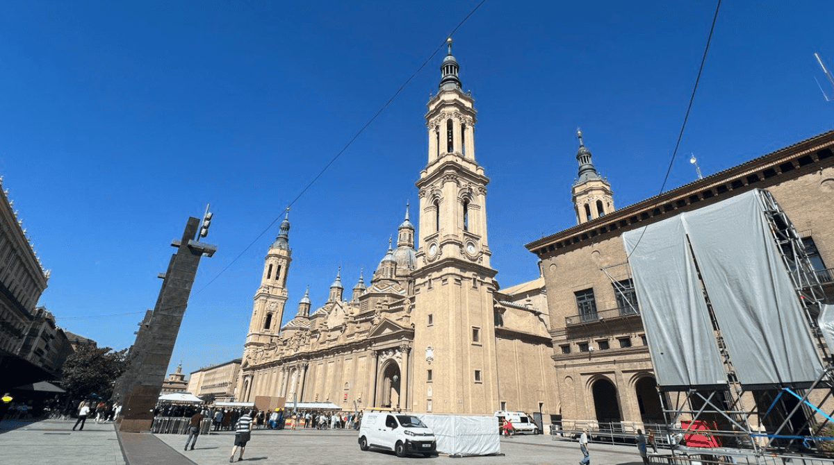 plaza del pilar evento zaragoza