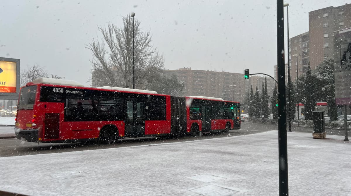 Huelga en Zaragoza transporte 28 de octubre