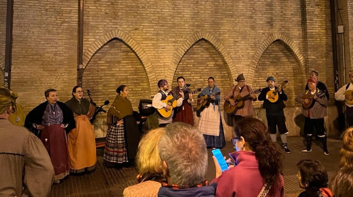 rondas joteras en las fiestas del pilar