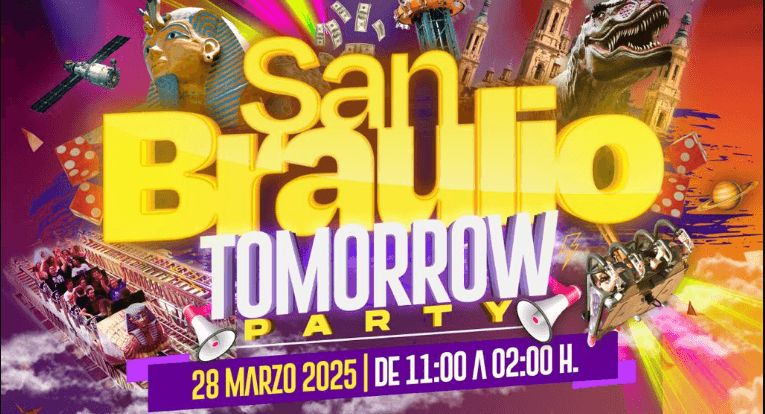 Tomorrow Party ‘San Braulio’ 2025 en el Parque de Atracciones de Zaragoza. Entradas e información