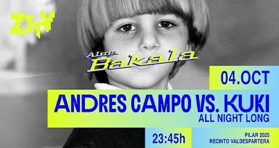 Comprar entradas de andres campo en alma bakala