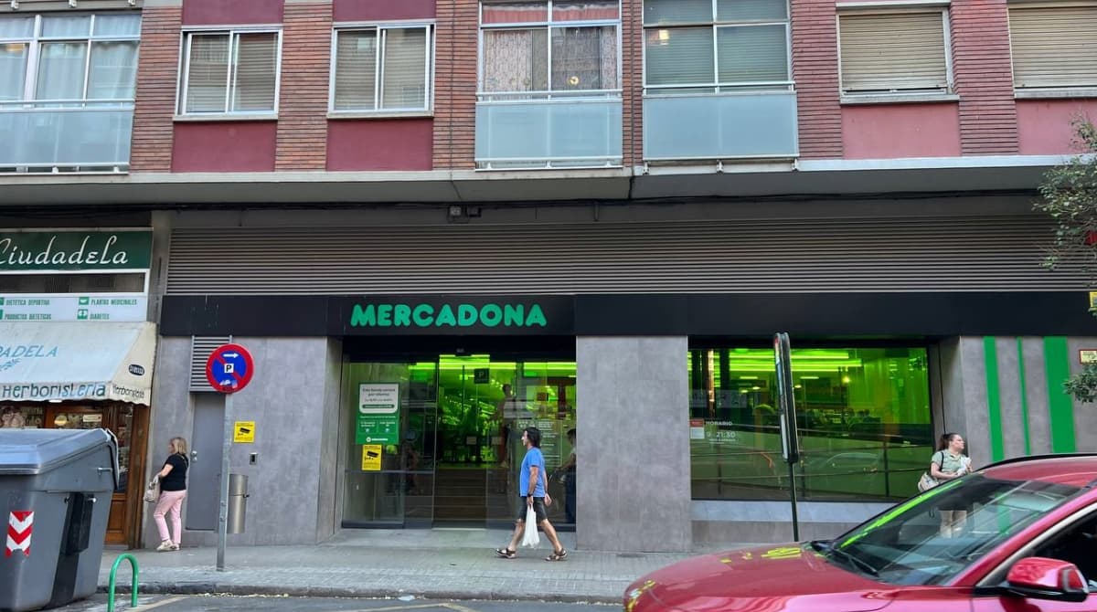 Mercadona en el barrio de Las FUentes de Zaragoza