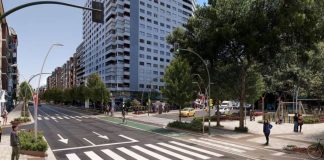 Reforma de la avenida de Valencia de Zaragoza