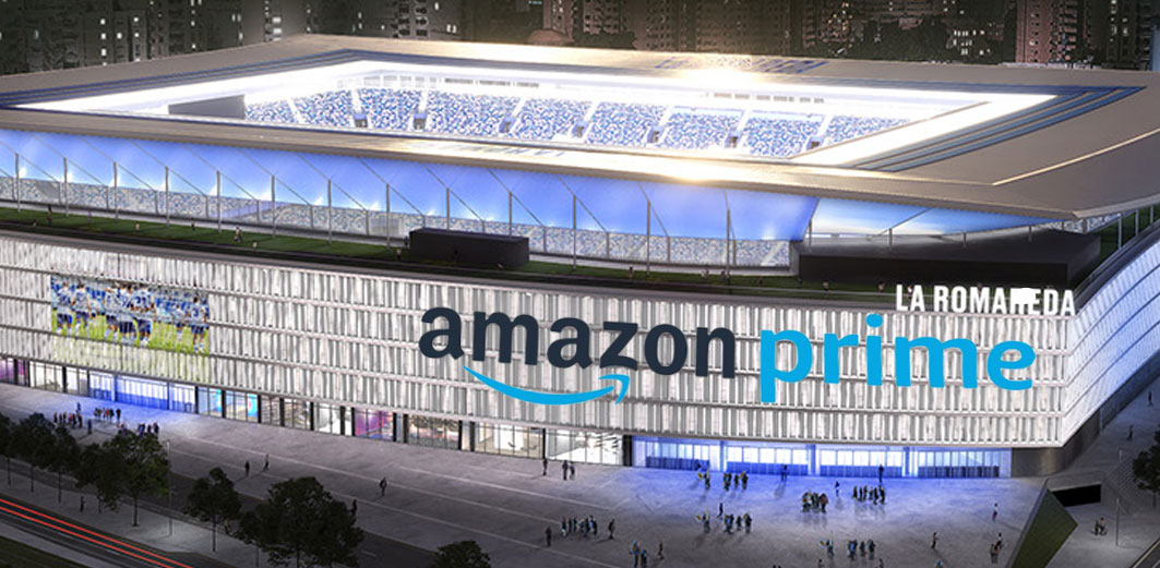 La Romareda Amazon Prime será el nombre del nuevo estadio